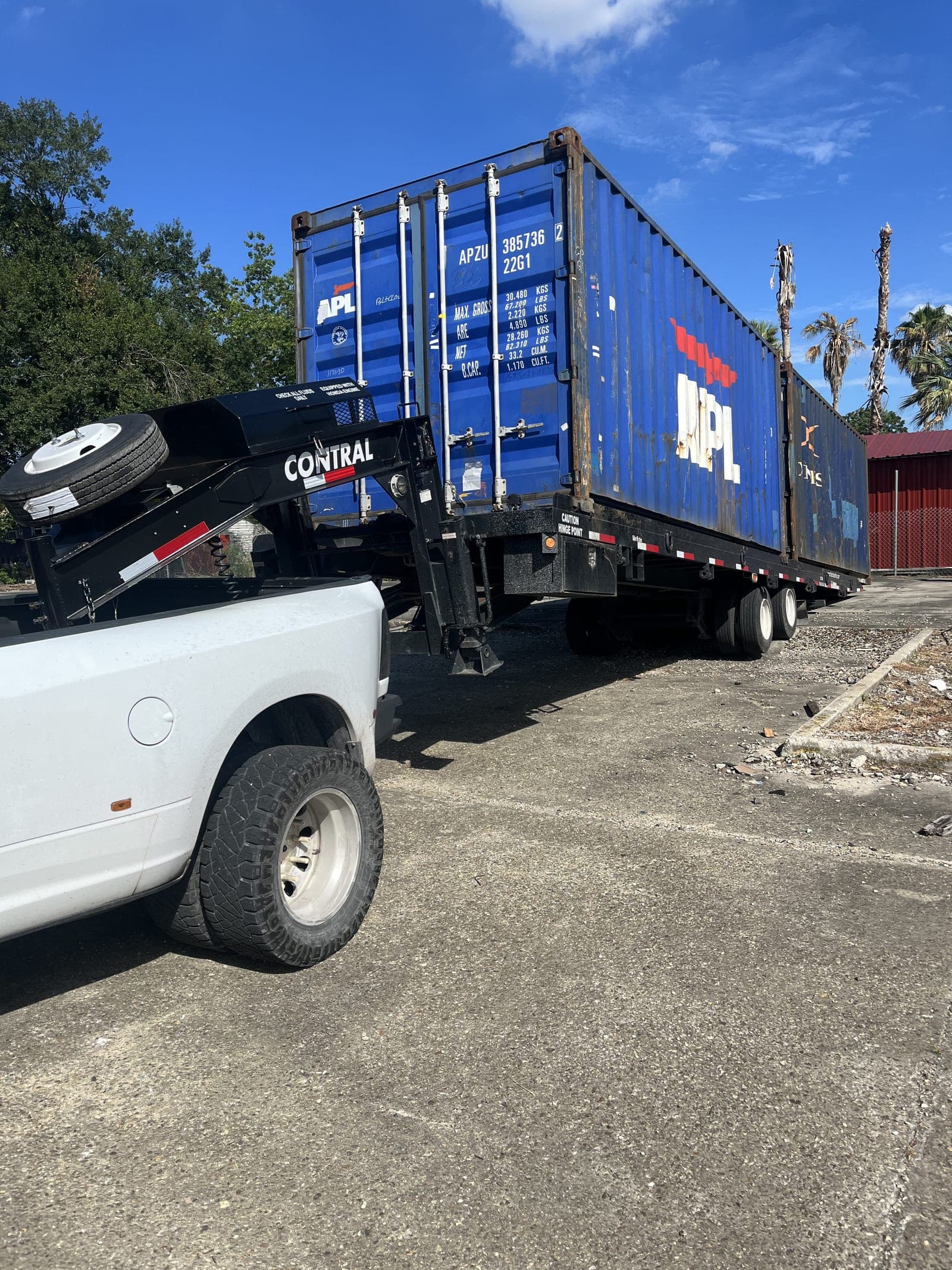 Container Companies delivery in the Gulf South
